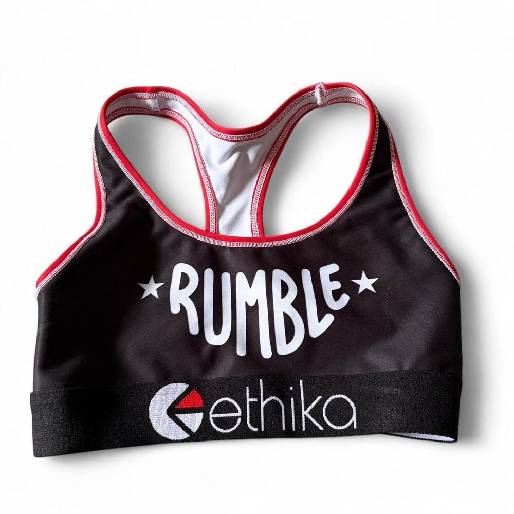 Rumble Boxing Gym x Ethika Compression Sports Bra Women's Size XS